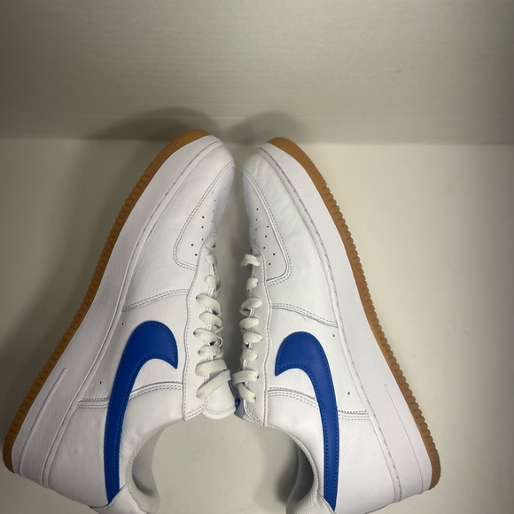 Nike Air Force 1'07 Low Men's Shoes White/Royal Blue DJ3911-101 Used Size 13 - Picture 7 of 12